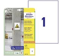 Avery zweckform l7877-20 etichette 210 x 297 mm carta bianco 20 pz permanente