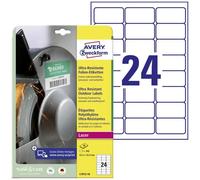 Avery-Zweckform L7912-10 Etichetta a pellicola 63.5 x 33.9 mm Pellicola in pol