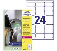 Avery-Zweckform L7912-40 63.5 x 33.9 mm Pellicola in polietilene Bianco 960 pz.