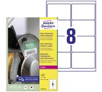 Avery-Zweckform L7914-40 99.1 x 67.7 mm Pellicola in polietilene Bianco 320 pz.