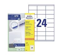Avery-zweckform 3422 etichette 70 x 35 mm carta bianco 2400 pz permanente