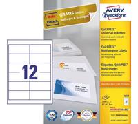 Avery zweckform, labels avery 97 x 42,3mm, a4 (3659)