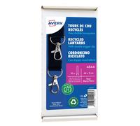 Avery Zweckform Lanyard Black With double snap hook