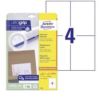 Avery-zweckform 6120 etichette 105 x 148 mm carta bianco 120 pz permanente