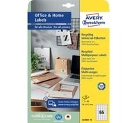 AVERY Zweckform LR3666-10 - Etichette riciclate (650 adesivi per indirizzi, 38 x