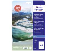 AVZ 2739 - Carta fotografica DIN A4 Inkjet, 250 g/m², 40 fogli