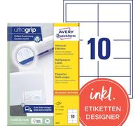 AVERY Zweckform Universal-Etiketten, 97 x 55 mm, weiÃ?, 1000 Pezzi