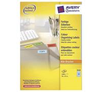 Avery Zweckform Universal Labels 70 x 37 mm for All A4 Printing Blue blue Großpa