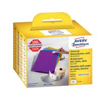 Avery Zweckform White 1000 Pieces 57 x 32 mm White 57 x 32 mm 1000 Pieces