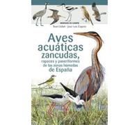 Aves acuéticas zancudas, rapaces y passeriformes de las - Carta in lingua spa...