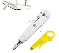 AVESON - Inseritore professionale per terminazioni con azione a impatto, di tipo Krone, per morsettiere con contatti IDC, cavi telefonici o di rete RJ45 e RJ11 di categoria 5e o 6 e prese telefoniche