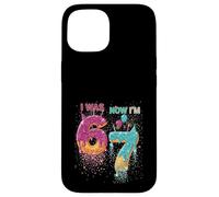 Avevo 6 anni ma ora sono 7 Drip Donut Six Seven Meme 7th Birthday Custodia per iPhone 15