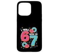 Avevo 6 anni ma ora sono 7 Drip Donut Six Seven Meme 7th Birthday Custodia per iPhone 15 Pro Max