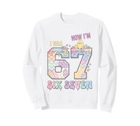 Avevo 6 Anni Ora Sono 7 Birthday Easter Day Boys Kids 67 Meme Felpa