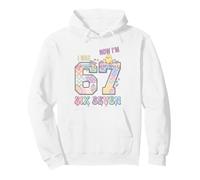 Avevo 6 Anni Ora Sono 7 Birthday Easter Day Boys Kids 67 Meme Felpa con Cappuccio