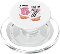 Avevo 6 anni ora sono 7 numeri di compleanno carini età sette PopSockets PopGrip per MagSafe