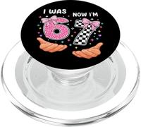 Avevo 6 anni ora sono 7 numeri di compleanno carini età sette PopSockets PopGrip per MagSafe