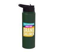 Avevo il comando e poi avevo i nipoti e i nonni Stainless Steel Insulated Water Bottle