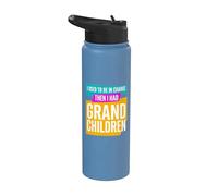 Avevo il comando e poi avevo i nipoti e i nonni Stainless Steel Insulated Water Bottle