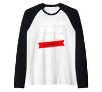 Avevo Il Comando e Poi Ho Avuto Un Design Comico per i Nipoti Maglia con Maniche Raglan