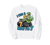 Avevo Sei Anni Ora Sono Sette Dinosauri 67 Meme 7th Birthday Boys Felpa
