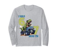 Avevo Sei Anni Ora Sono Sette Dinosauri 67 Meme 7th Birthday Boys Maglia a Manica