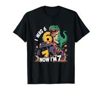 Avevo Sei Anni Ora Sono Sette Dinosauri 67 Meme 7th Birthday Boys Maglietta