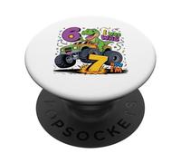 Avevo sei anni ora sono sette dinosauri 67 Meme 7th Birthday Boys PopSockets PopGrip Adesivo