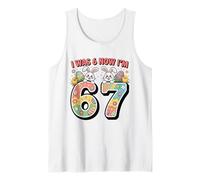 Avevo Sei Anni Ora Sono Sette Easter 67 Meme 7th Birthday Canotta