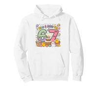 Avevo Sei Anni Ora Sono Sette Easter 67 Meme 7th Birthday Felpa con Cappuccio