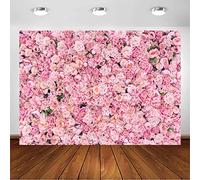 Avezano Sfondo floreale di compleanno 2,1 x 1,5 m parete floreale matrimonio doccia sfondo foto festa baby shower San Valentino decorazione banner photobooth studio puntelli