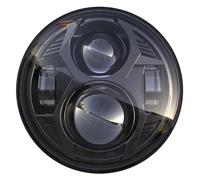 AVFORA Anteriore Faro Per Dyna Per Sportster Per Softail Per FXST Per FXSTB Per FXSTC Da 5 3/4" Faro Anteriore A LED Da 5,75 Pollici Abbaglianti/anabbaglianti DRL Fari Anteriori Moto(Nero)