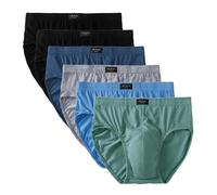 AVFORA Boxer da Uomo 6 Pezzi Taglie Forti Slip da Uomo Slip A Triangolo Cotone Traspirante 6XL 7XL 8XL,18,4XL