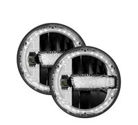 AVFORA Fanali Per Jeep Per Wrangler Per Scrambler CJ-8 CJ-7 1976-2012 2013 2014 2015 2016 7 Pollici Turning Led Faro Auto Moto Crystal Len Faro Auto Faro Assemblea