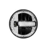 AVFORA Fanali Per Willys Wheeler Unlimited Rubicon Utility 1997-2011 2012 2013 2014 2015 2016 7 Pollici Turning Led Faro Auto Moto Crystal Len Faro Auto Faro Assemblea