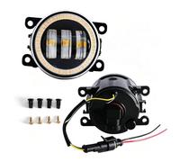 AVFORA Fendinebbia Fendinebbia Angel Eye DRL Lente LED Per Ford Per Explorer Per C-Max Per Taurus Per Ranger Per Mondeo Per Fusion Per EcoSport Luci Antinebbia(White and Blue)
