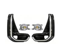 AVFORA Fendinebbia Led DRL Lampada Nebbia Luce Marcia Diurna Giorno Paraurti Guida Indicatori Direzione Fili Interruttore Per Toyota Per Hilux Per Revo 2020 2021 Luci Antinebbia(Black DRL Fog Yellow)