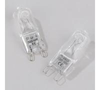 Avfora lampadine alogene G9 220V 25W/40W/60W dimmerabili bianco caldo capsula di vetro resistente alle alte temperature luce adatta per forni 5 pezzi 60W