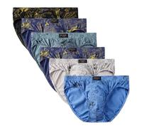 Avfora Mutande Uomo 6 Pezzi Taglie Forti Slip da Uomo Slip A Triangolo Cotone Traspirante 6XL 7XL 8XL,14,8XL