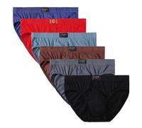 AVFORA Slip da Uomo 6 Pezzi Taglie Forti Slip da Uomo Slip A Triangolo Cotone Traspirante 6XL 7XL 8XL,15,8XL