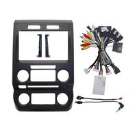 AVFORA Stereo Radio CD Panel Trim Auto Telaio Fascia Adattatore Canbus Box Decoder Android Radio Dash Kit Pannello Per Ford Per F150 Per F250 Per Raptor 2015-2021