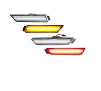 Avfpra Luce Posteriore Paraurti Per Chevy Per Camaro 2010-2015 Luci LED Anteriori E Posteriori Gialle E Rosse Luci Posizione Laterali Fumé Paraurti A LED(B4X Front Rear)