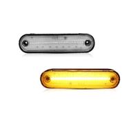Avfpra Luce Posteriore Paraurti Per Mazda MX-5 MX5 1990-2005 Luci Di Posizione Laterali A LED Luci Parafango Laterali Posteriori Rosse Anteriori(Clear Lens Amber)