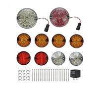 Avfpra Posteriore Fanale Posteriore Per Land Per Rover Per Defender 90/110 1983-1990 Lampade A LED Modificate Retromarcia Posteriore Indicatore Direzione Anteriore(Colorful-10Pc)