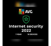 AVG Internet Security 2022 1 Year 10 Devices Key - GLOBAL