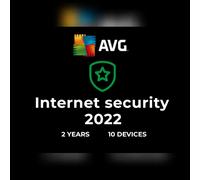 AVG Internet Security 2022 2 Years 10 Devices Key - GLOBAL