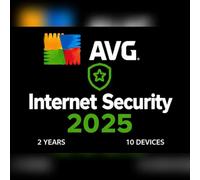 AVG Internet Security 2025 Key (2 Years / 10 Devices) - GLOBAL
