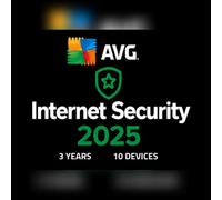 AVG Internet Security 2025 Key (3 Years / 10 Devices) - GLOBAL