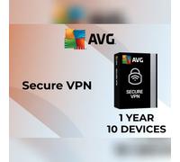 AVG Secure VPN Key (1 Year / 10 Devices) - GLOBAL