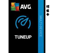 AVG TuneUp 2025 | Multidispositivo | 1 Anno | 10 dispositivi | Rimuove i file spazzatura e velocizza il tuo sistema | PC/Mac/Android